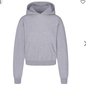 SKIMS CLASSIC HEATHER GREY HOODIE